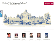Tablet Screenshot of jamccormack.com